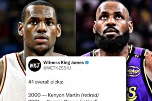 新世纪前11位状元：仅41岁老詹还在打 姚明罗斯格里芬沃尔已退役