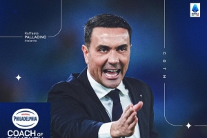 联赛战绩3胜1平！帕拉迪诺当选意甲2月份最佳教练