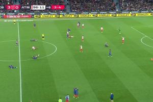 都燃尽了！哨响时刻，巴萨、马竞多名球员同时瘫倒在地