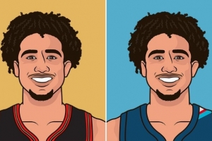 麦凯恩本赛季在76人场均6.6分+命中率39% 到雷霆后12.5分+49%