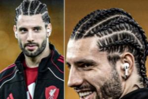 新发型新气象！对阵狼队赛前，索博斯洛伊全新辫发造型出镜