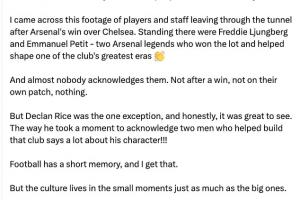 卡努发文批评枪手众将，无视名宿永贝里、佩蒂特径直返回更衣室