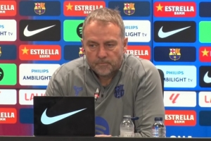 弗里克：佩德里能上场但需控制时间 对伤病情况不满我们必须改进