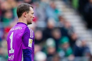 德天空：诺伊尔将缺战欧冠首回合以及勒沃库森，最迟4月初复出