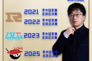 LPL官方统计Tabe带队进入国际赛事一览：21、22年曾两度捧杯