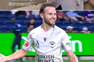 宝刀不老！37岁马塔澳超任意球直接破门，B费马奎尔社媒晒照祝贺