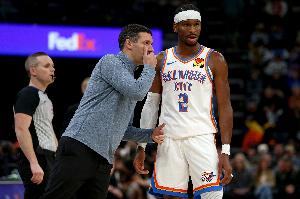 雷霆自2010年以来已经取得10次单赛季50胜 同期联盟最多