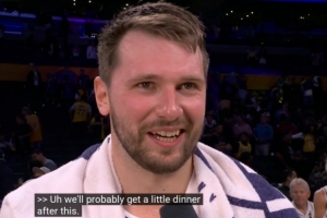 东契奇：我和布伦森一会可能会吃个饭 我们一直以来关系很好