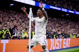 维尼修斯：感觉正处于职业生涯最佳状态，我在对手球门前非常自信