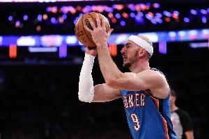 雷霆大战掘金 卡鲁索&杰伦威&哈滕将缺席比赛 切特出战成疑