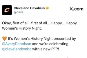 骑士官推宣传妇女之夜 文案引用詹姆斯祝珍妮妇女节快乐名言