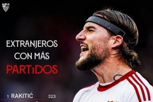 古德利为塞维利亚出战250场比赛，成为队史出场第5多外援