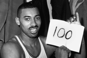 你们一起上吧！张伯伦仍保持着连续得分30+/40+/50+/60+的纪录