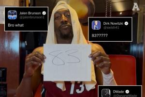 阿德巴约83分惊掉各路球星下巴~詹韦卡特纷纷祝贺 诺天王难以置信