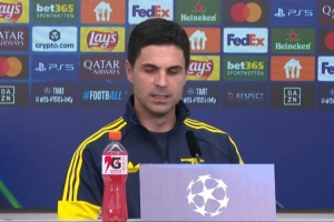 阿尔特塔：加布里埃尔和萨利巴可出战 我们没有犯错的空间