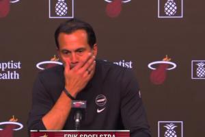 斯波：阿德巴约砍60分后我就不敢把他换下了 直到他得分超科比！