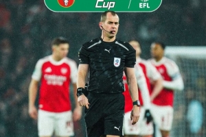 官方：班克斯将执法联赛杯决赛阿森纳vs曼城