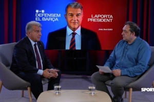 拉波尔塔：巴托梅乌支持丰特我并不惊讶，因为他们是一路货色