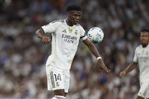 科贝：琼阿梅尼没有受伤，但A费出战对阵曼城次回合比赛存疑