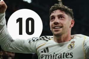 比肩诸多神迹！巴尔韦德成为队报本世纪第20名10分评分球员