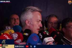 丰特：我们没能实现改变巴萨的梦想，得票率有些出人意料