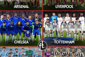 大逃杀！英超6队欧冠只剩2队：阿森纳利物浦晋级，曼城切尔西惨败