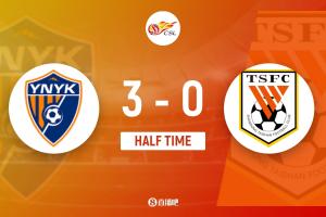 半场-玉昆暂3-0泰山 奥斯卡双响卡约闪击克雷桑中框+失误被断