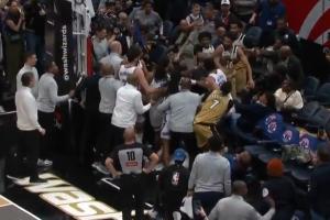 NBA官方：阿杰伊·米切尔&贾斯汀·尚帕尼因比赛冲突被禁赛一场