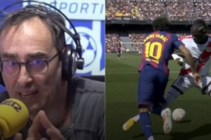 前裁判：西斯对亚马尔有犯规动作，这足以构成点球判罚