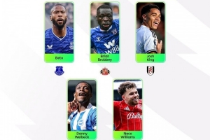 英超第31轮最佳球员候选：贝托、布罗比、维尔贝克在列