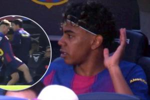 非常不满！亚马尔被换下后不断抱怨：总是针对我，永远都是我