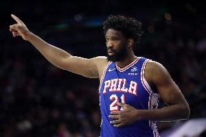 强势复出！恩比德28分钟17中12砍下35分6板7助1帽 正负值+33最高