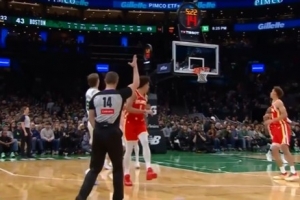 里外里20分！谢尔曼三分颠进 绿军从落后老鹰16分变成领先4分