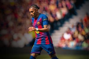 伤缺5周！每体：由于拉菲尼亚受伤，按规定FIFA将赔偿巴萨14万欧