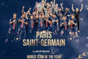 六冠王实至名归！官方：巴黎获得劳伦斯世界体育奖年度最佳团队奖