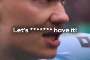 激情澎湃来看哈兰德比赛中动员：兄弟们一起上，我们XX拿下它