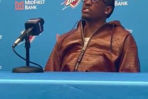 雷霆阵容深度恐怖！杰伦威：坐在场下看球，才发现我们能打球的人那么多！