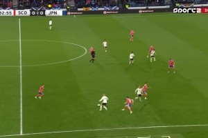 极致流畅！日本精妙团队配合攻破苏格兰！伊东纯也一击制胜！